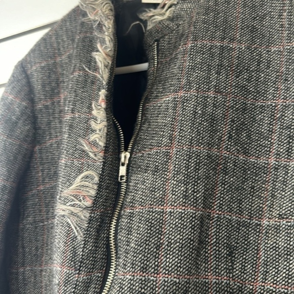 Harve Benard‎ by Benard Hultzman  vintage wool zip-up blazer women’s size 16 - Picture 4 of 7